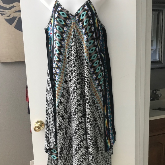 Cool Tribal Print HankerCheif Dress - Picture 3 of 3